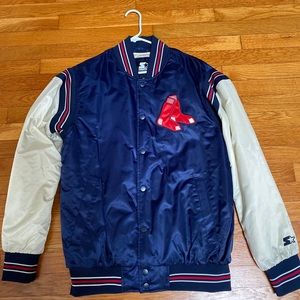 Boston Red Sox Starter Jacket RARE Black Label Size M Medium